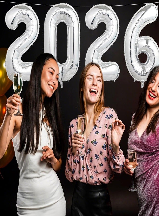 KHC-KHF 2026-Balloon Number-Balloon 2026 40in Large Foil Balloons New Year Party Graduation Birthday Wedding Anniversary Holiday Celebration Decoration Supply - Image 2